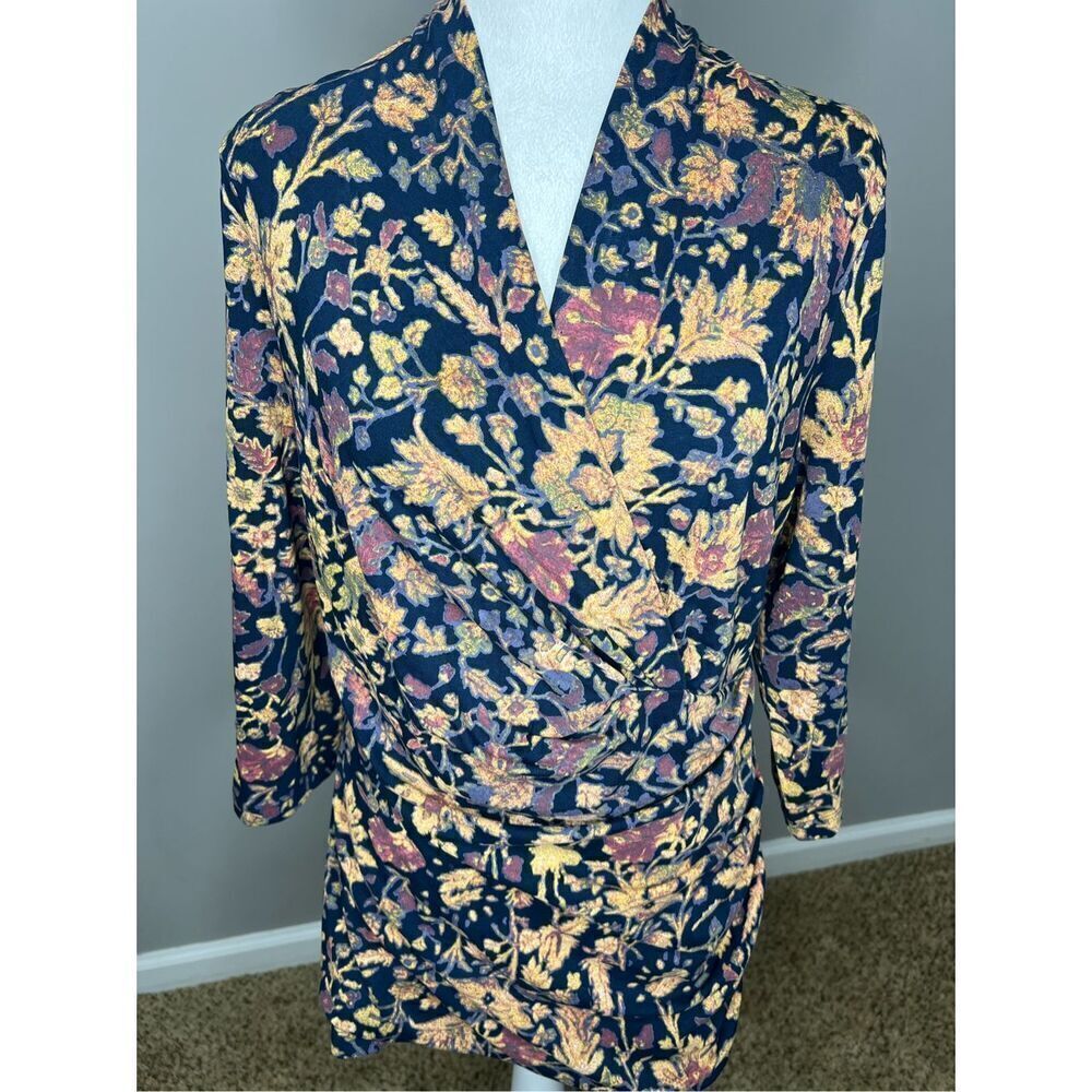 Peruvian connection wrap shirt